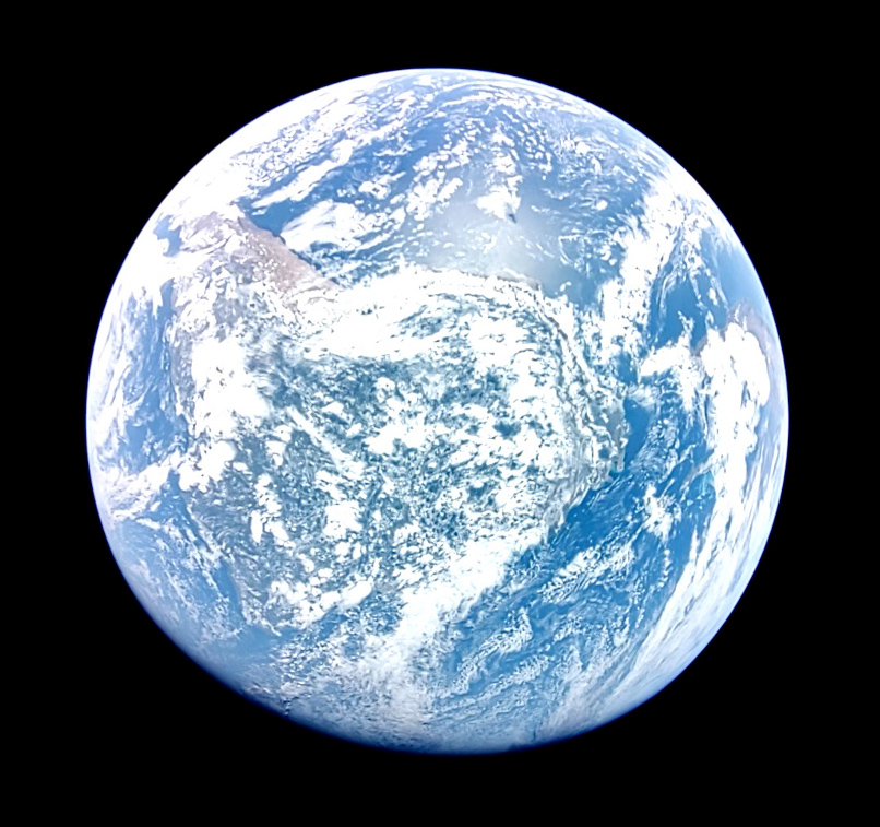 Changing the World: A picture of Earth taken from Firefly Aerospace’s Blue Ghost lunar lander. Vivace designed, built, and qualified the propellant and Pressurant tanks for Blue Ghost.